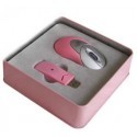 Kit Rosa per PC mouse Bluetooth con ricevitore USB