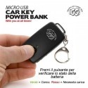 Portachiavi carica smartphone emergenza micro USB