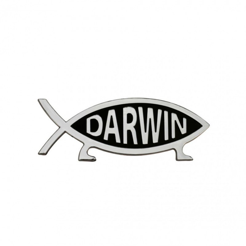 Adesivo auto Darwin pesce