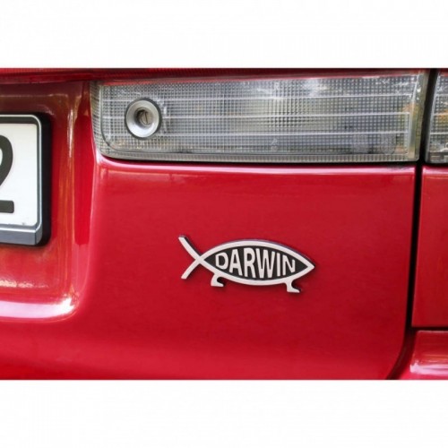 Adesivo auto Darwin pesce