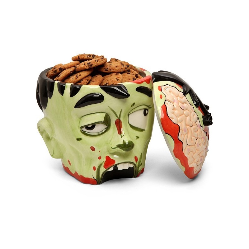 Porta biscotti testa zombie