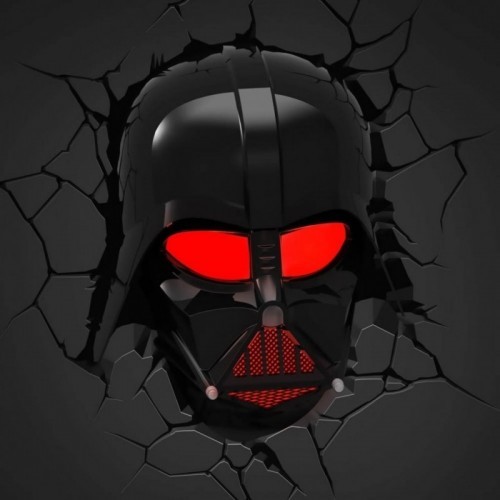 Lampada da muro Darth Vader