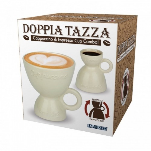 Doppia tazza colazione caffé