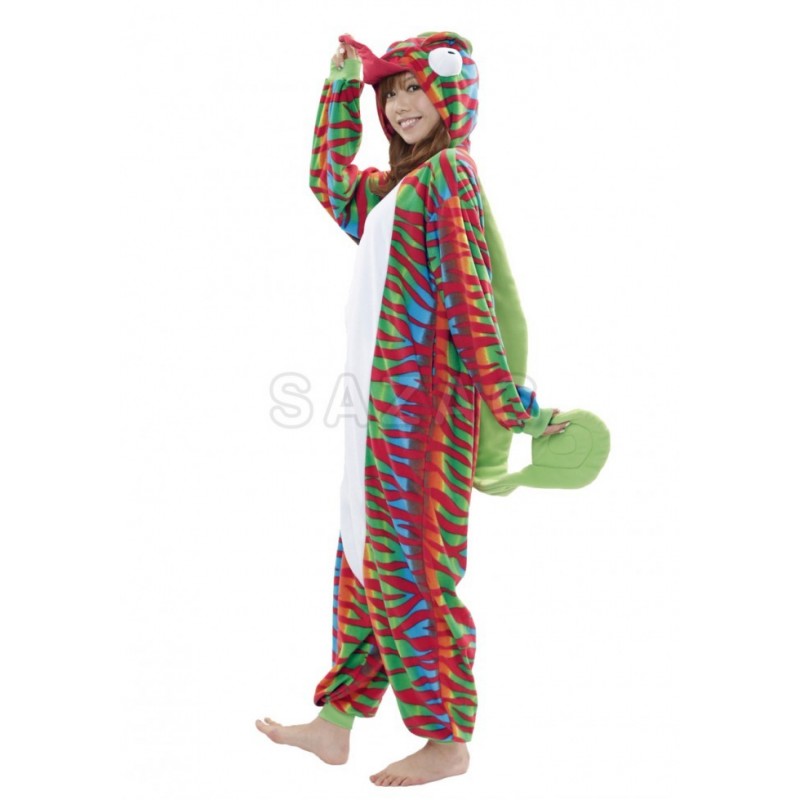 Pigiama intero giapponese Kigurumi Camaleonte