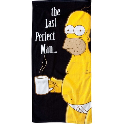 Asciugamano Homer Simpson last perfect man