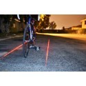 LED Laser di sicurezza per bici