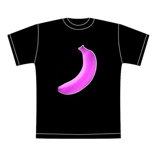 T-Shirt Maglietta Banana Fucsia Uomo