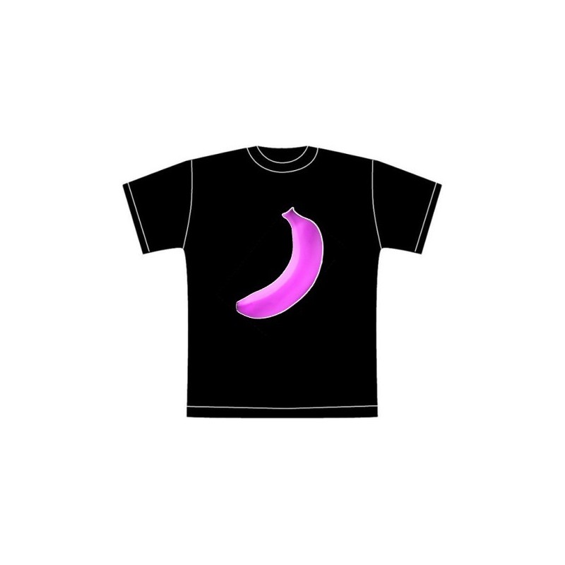 T-Shirt Maglietta Banana Fucsia Uomo