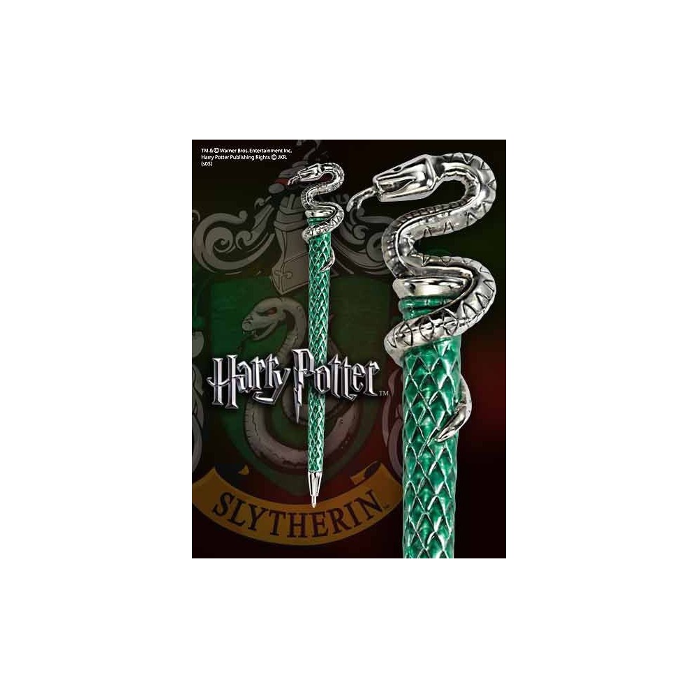 HARRY POTTER - PENNA CASATA SERPEVERDE STEMMA 3D 16 CM — Nerd Yourself