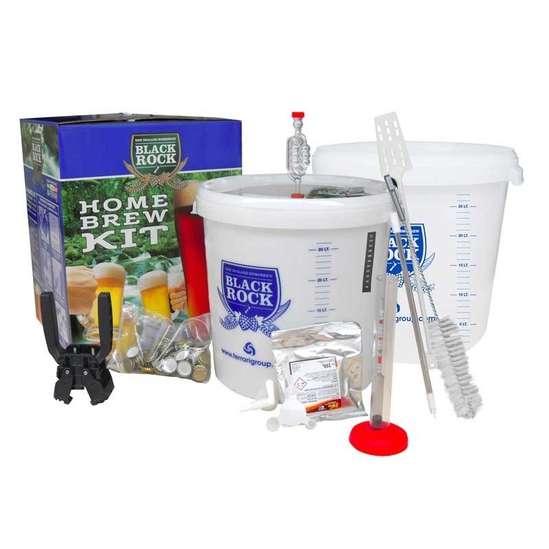 Kit per Birra Completo - Homebrew Kit Lux - 23 lt - Black Rock