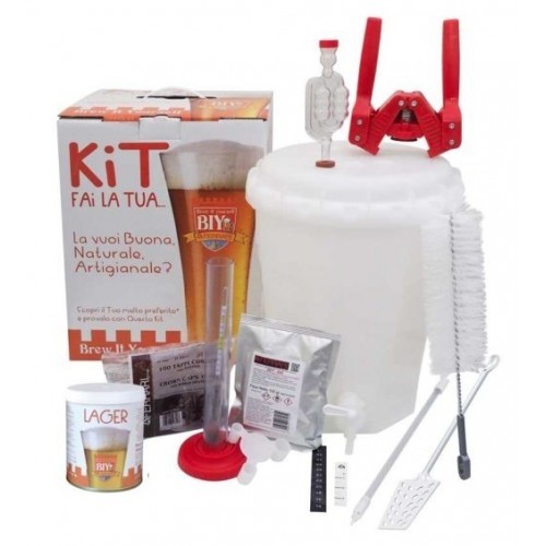 Mini Kit Birra - BIY - Brew It Yourself LUX PLUS con Malto - 10 litri