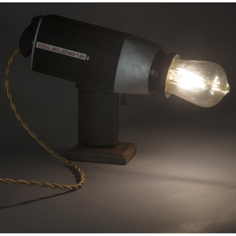 EUREKA LAMP Super8 Lampada Cinepresa vintage