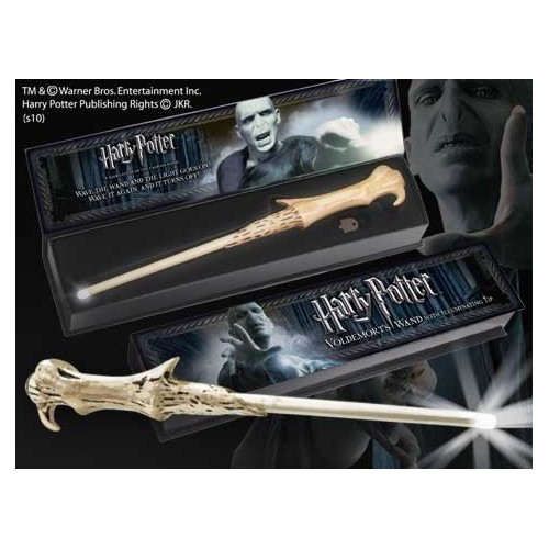 Harry Potter bacchetta Lord Voldemort replica originale luce