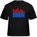 T-qualizer T-shirt maglietta luminosa Rossa e Blu classic