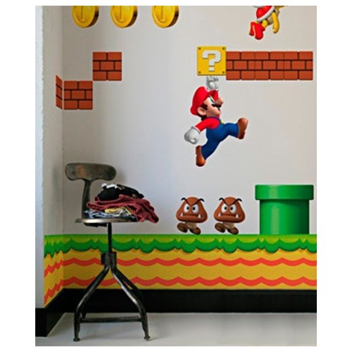 Decorazione autoadesiva Supermario New