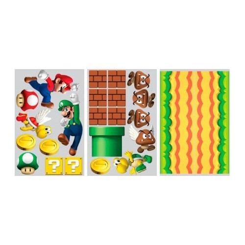 Decorazione autoadesiva Supermario New