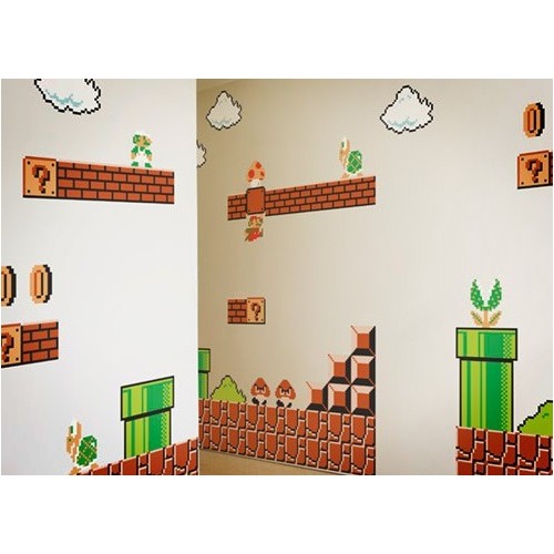 Decorazione autoadesiva Super Mario