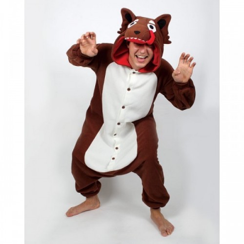 Pigiama intero giapponese Kigurumi Lupo