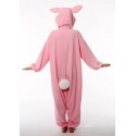 Pigiama intero giapponese Kigurumi Coniglio Rosa