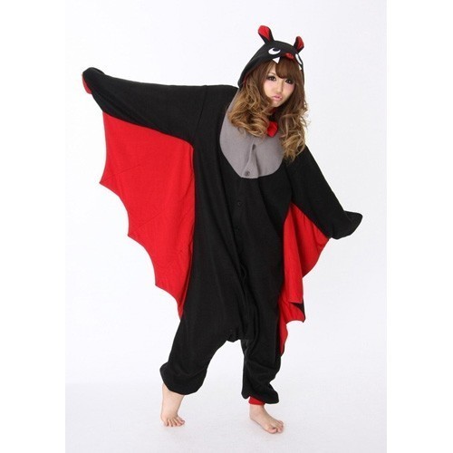 Pigiama intero giapponese Kigurumi Pipistrello Halloween