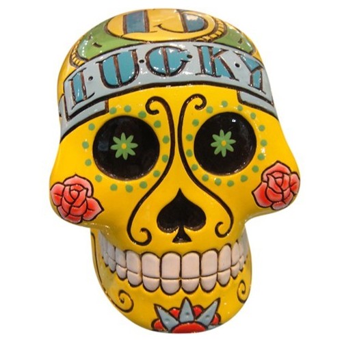 Salvadanaio Teschio Calaveras Sugar Skull