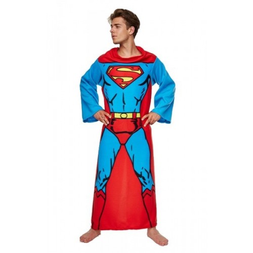 Coperta con le maniche Superman in pile