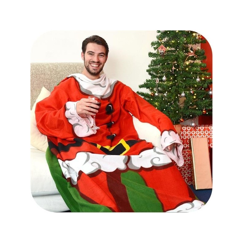 Coperta Babbo Natale con le maniche