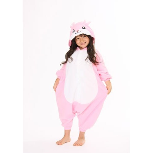 Pigiama Bambino Kigurumi Coniglio Rosa giapponese 