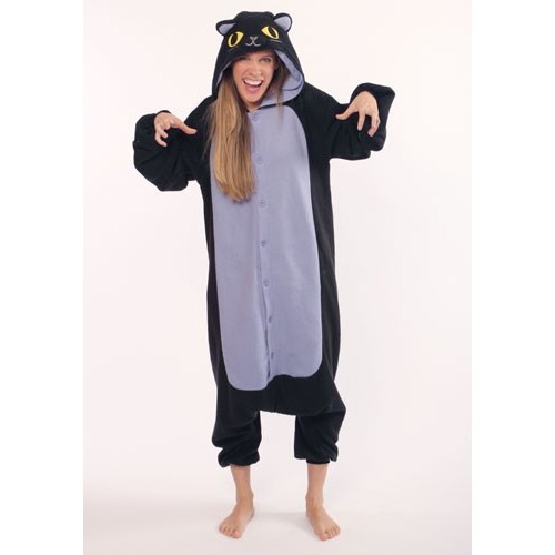 Pigiama intero giapponese Kigurumi Gatto Midnight