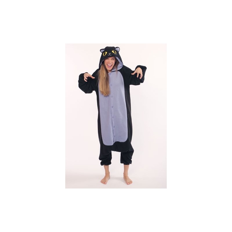 Pigiama intero giapponese Kigurumi Gatto Midnight