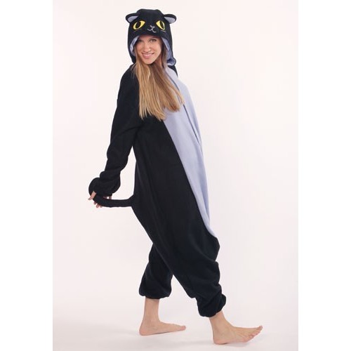 Pigiama intero giapponese Kigurumi Gatto Midnight