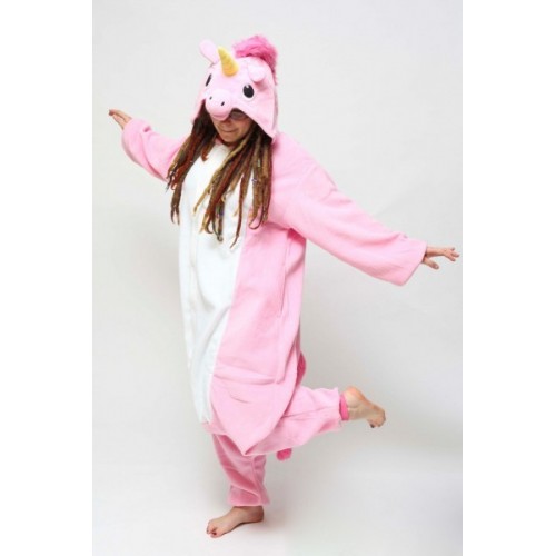 Pigiama Intero Unicorno Rosa Originale Giapponese Kigurumi