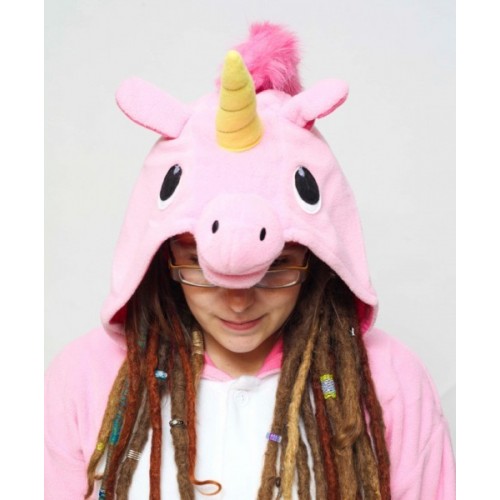 Pigiama Intero Unicorno Rosa Originale Giapponese Kigurumi