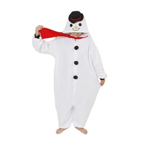 Pigiama intero giapponese Kigurumi Pupazzo di Neve