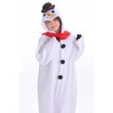 Pigiama intero giapponese Kigurumi Pupazzo di Neve