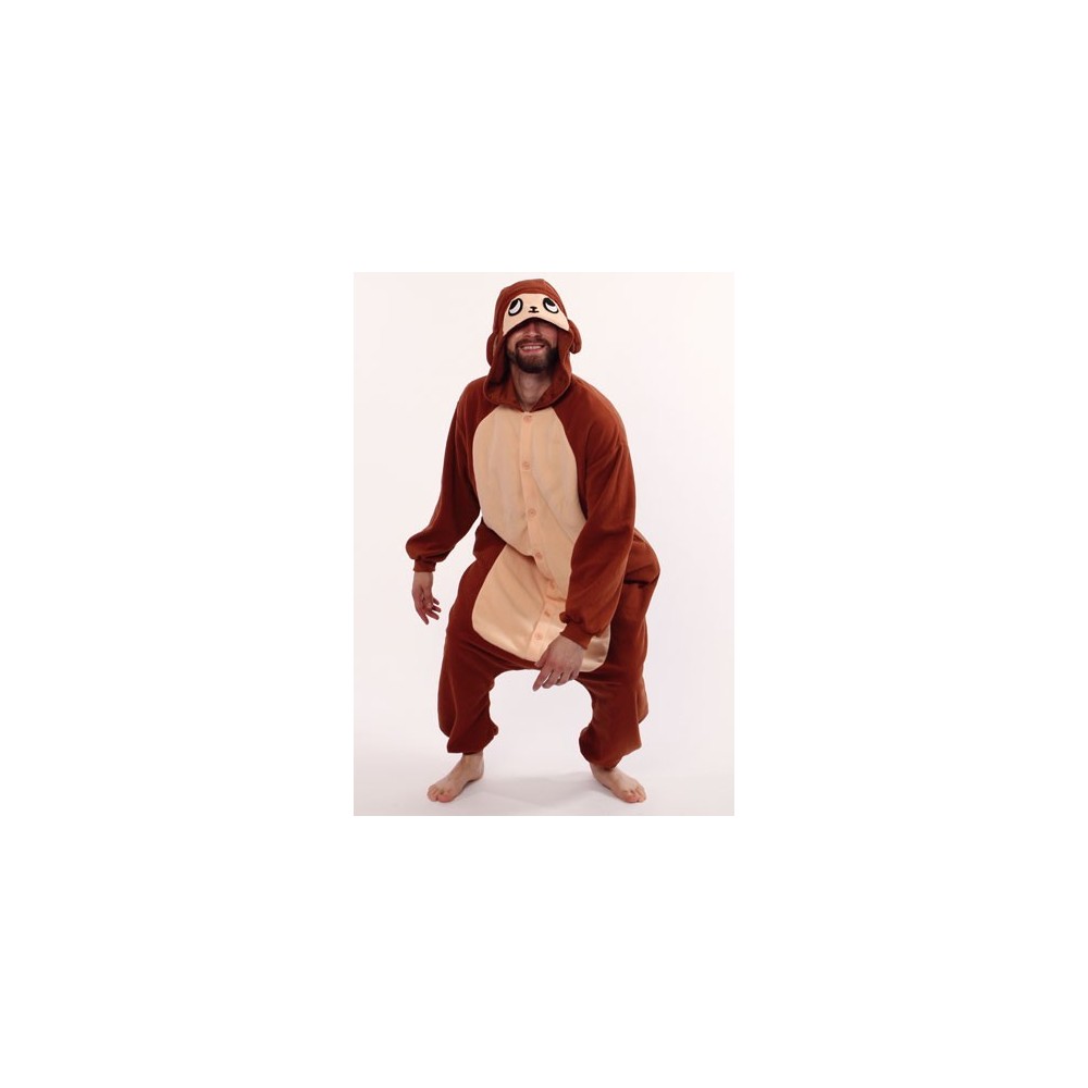 Colore Louis la Scimmia Altezza corporea 130-150 cm corimori- Kigurumi Pigiama Intero 1851 Marrone Chiaro 