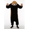 Pigiama intero giapponese Kigurumi Panda Rosso