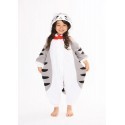 Pigiama intero Gatto Grigio Bambino Kigurumi