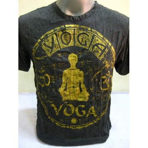 T-shirt Sure Design Infinitee Yoga Cotone