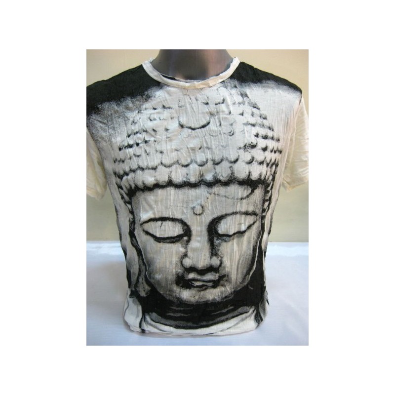 T-shirt Sure Design Buddha Cotone 