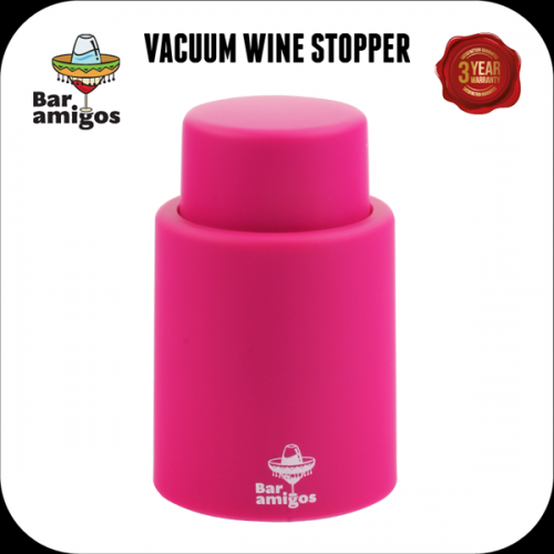 Tappo vino sotto vuoto colore fucsia