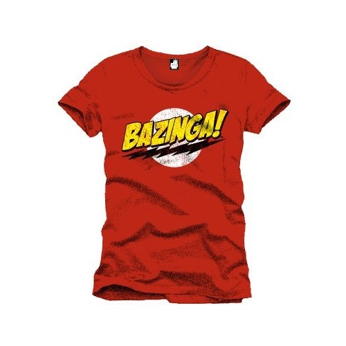 The big bang theory T-shirt Bazinga rossa