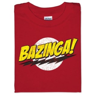 The big bang theory T-shirt Bazinga rossa