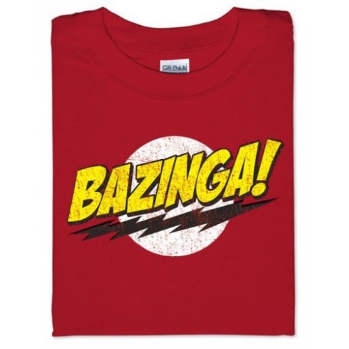 The big bang theory T-shirt Bazinga rossa