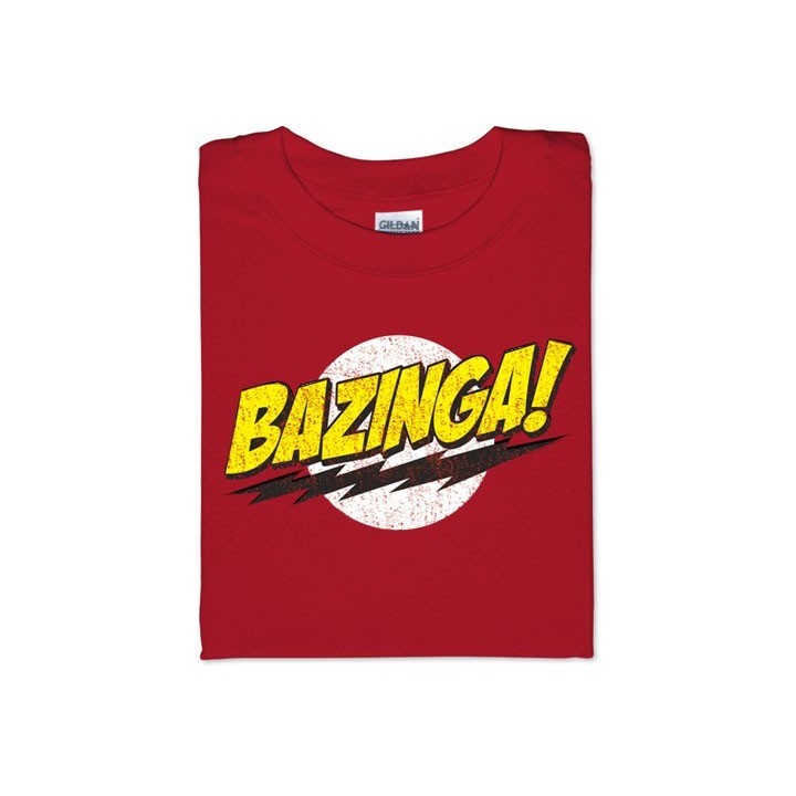 The big bang theory T-shirt Bazinga rossa
