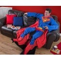 Coperta con le maniche Superman in pile